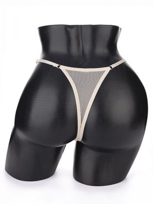 Стринги с регулируемыми бретелями - фото 3