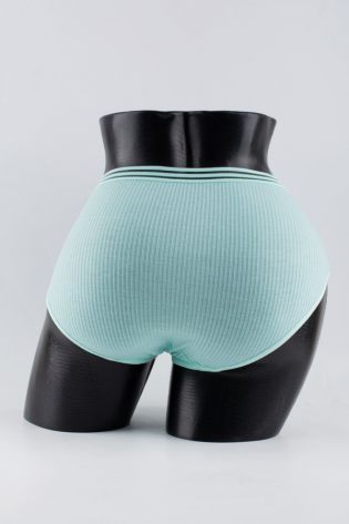 Слипы в рубчик с прозрачным поясом - фото 3