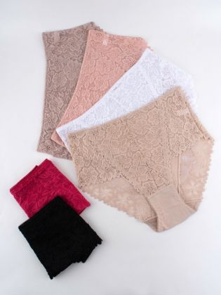 Слипы с цветочным кружевом - фото 2