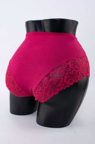 Слипы с цветочным кружевом - фото 3