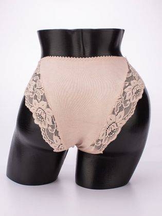 Слипы с цветочным кружевом - фото 3