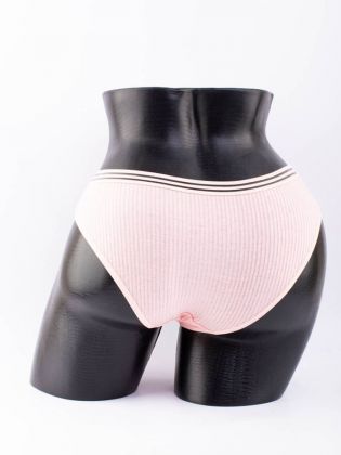 Слипы в рубчик с прозрачным поясом  - фото 3