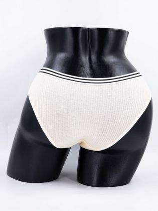 Слипы в рубчик с двумя черными полосками - фото 3