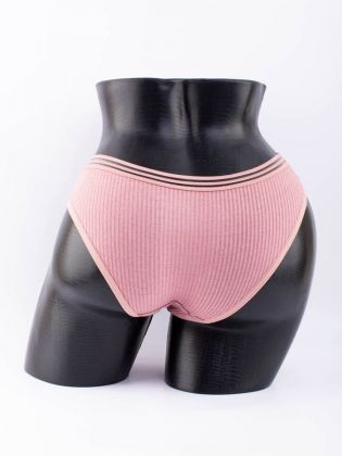 Слипы в рубчик с прозрачным поясом  - фото 3