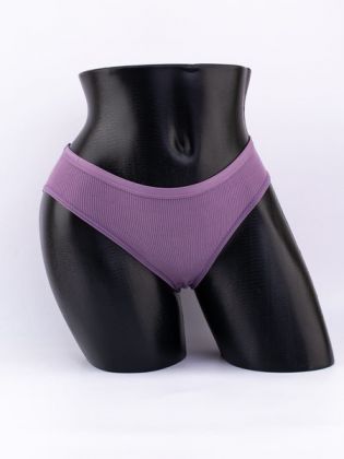 Слипы в рубчик с кружевом №1 - фото 1