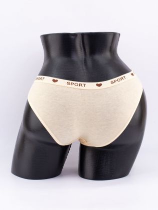 Слипы с эластичным поясом с надписью "sport" - фото 3