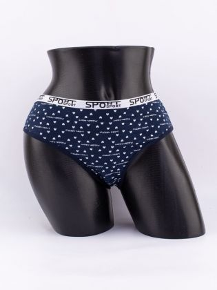 Слипы "maiden heart" с сердечками и эластичным поясом - фото 1