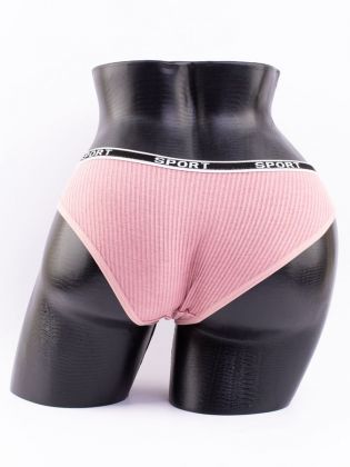 Слипы в рубчик с надписью "sport" - фото 3