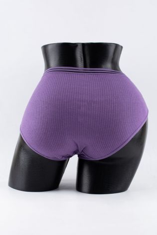 Слипы в рубчик с прозрачным поясом - фото 3