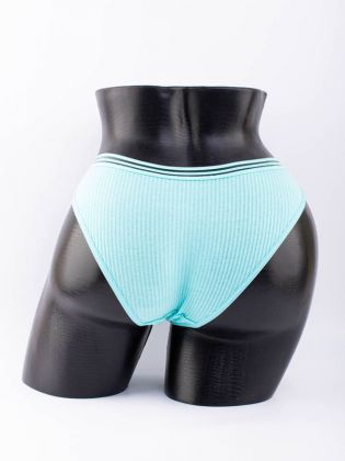 Слипы в рубчик с прозрачным поясом  - фото 3