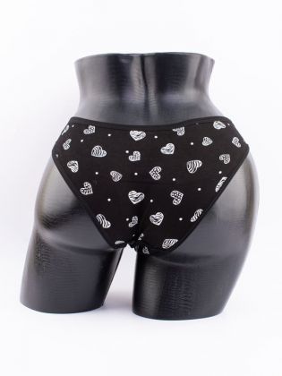 Слипы принтом "сердечки" - фото 3