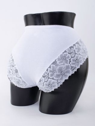 Слипы с цветочным кружевом - фото 3