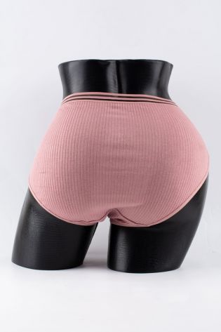 Слипы в рубчик с прозрачным поясом - фото 3