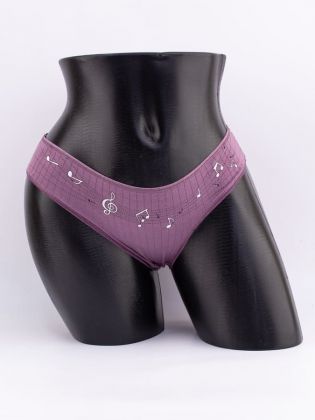 Слипы с принтом "ноты" - фото 1