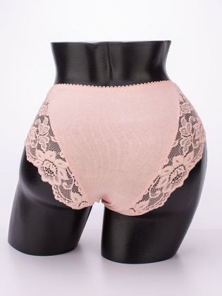 Слипы с цветочным кружевом - фото 3